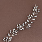 Horse Eye Silver Flexible Chain Headband Headwear Wedding