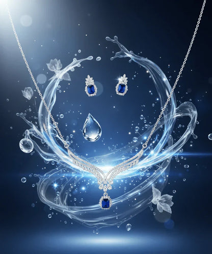 Square Drop Jewelry Set
